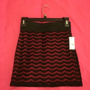 Perfect NWT black & red skirt ♥️♠️